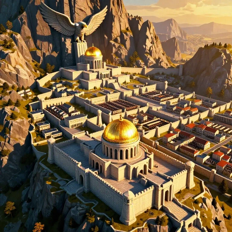 weisshaupt fortress mountain canyon aerial view