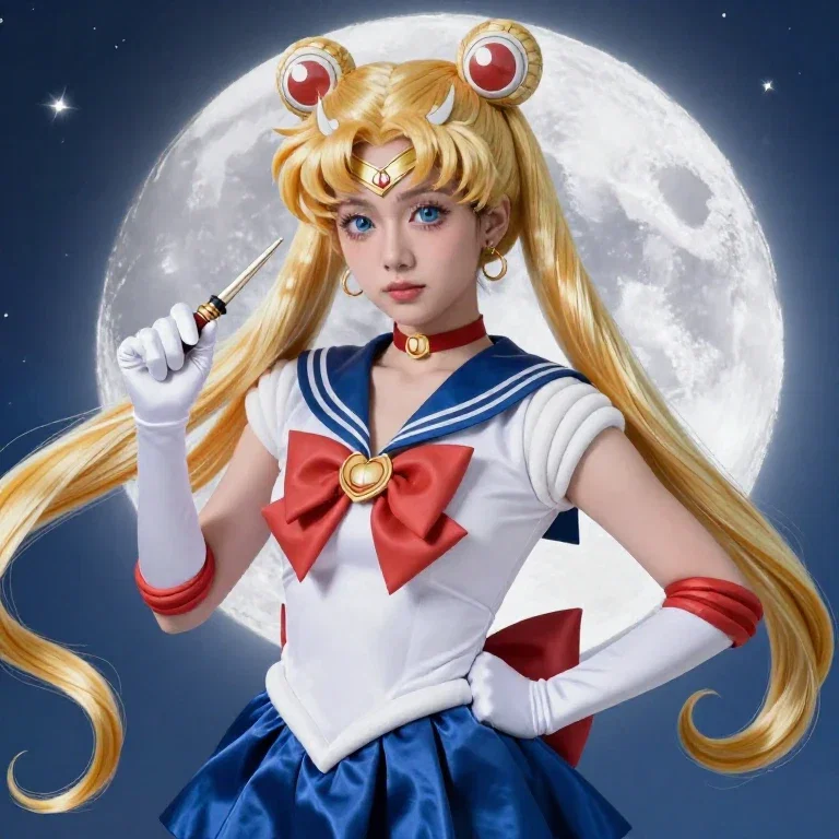 sailor moon fan cosplay punish