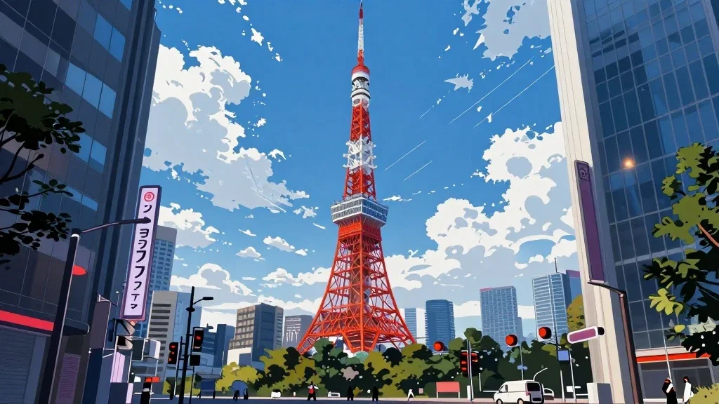 anime art style of tokyo