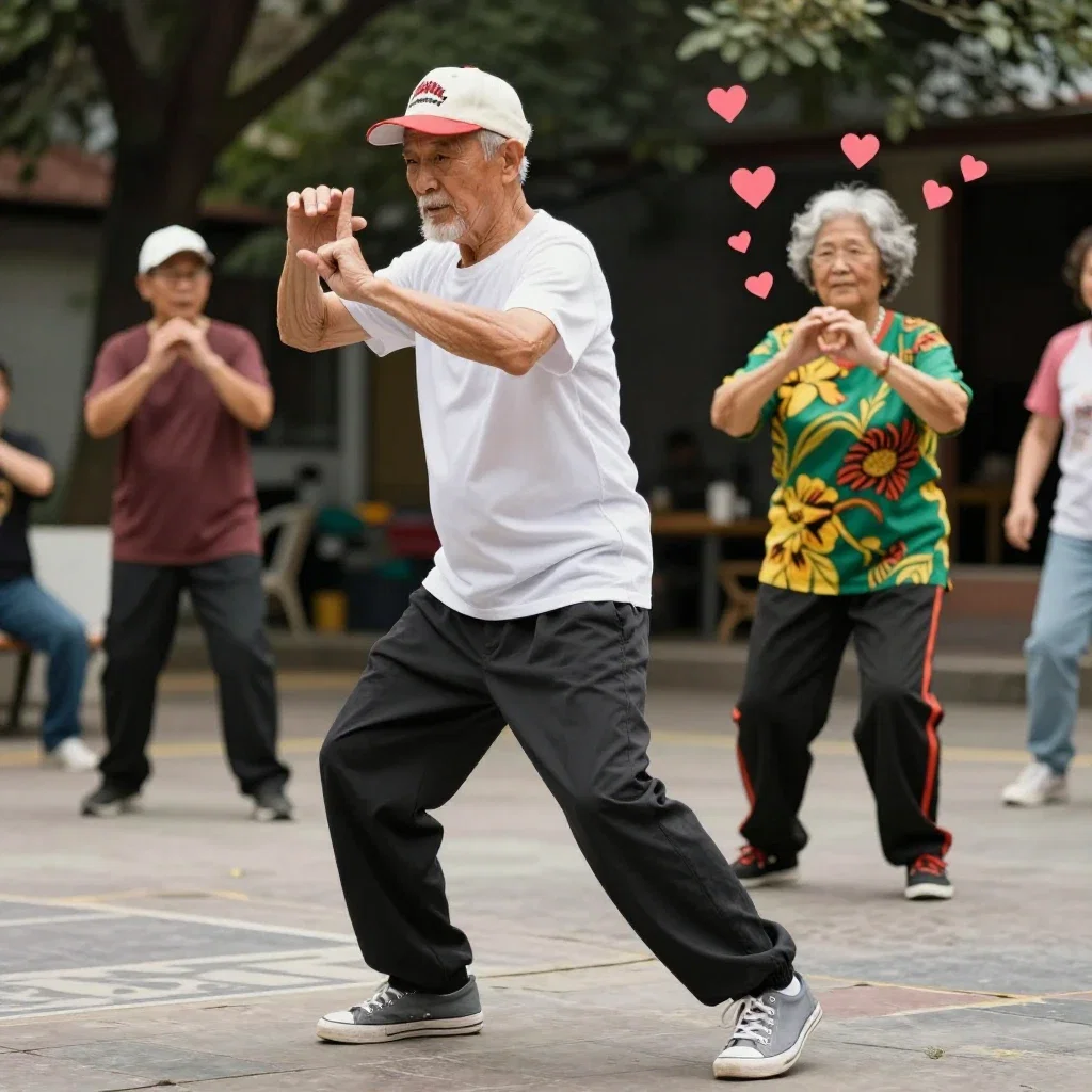 grandpa dancing hip hop granny reggae