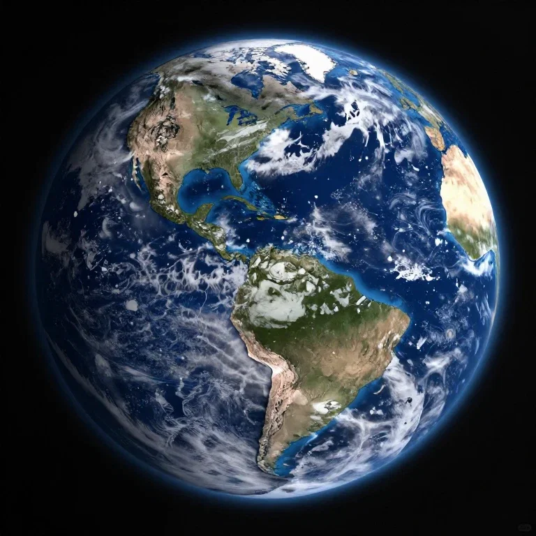 earth from outer space