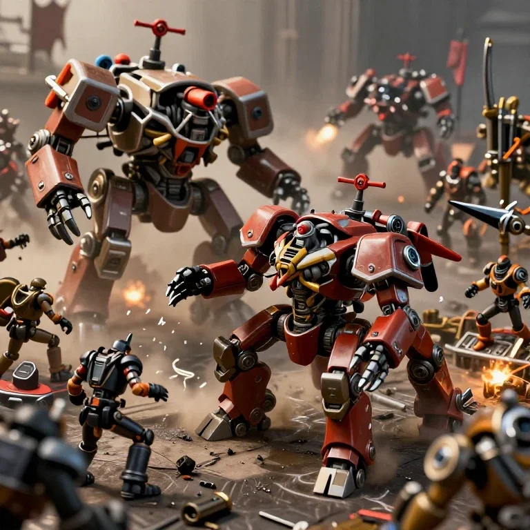 chaotic battlefield war machines