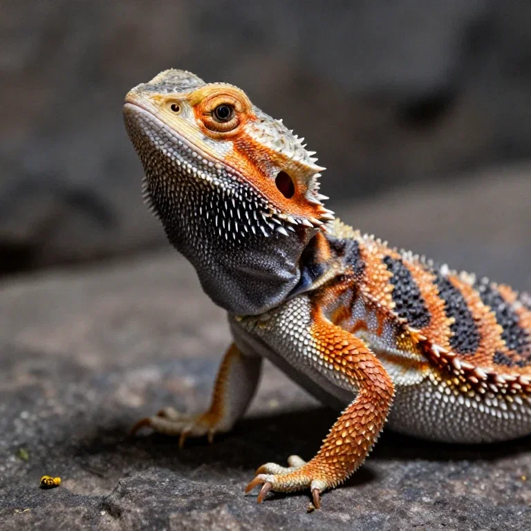 bearded dragon feeding