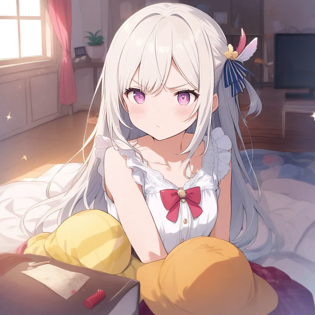 tsundere girl makes blunders