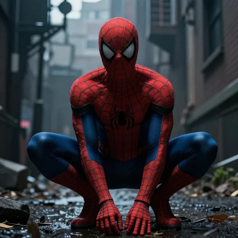 spider man dark fantasy style