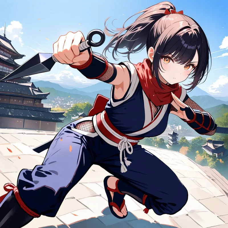 架空和風女子