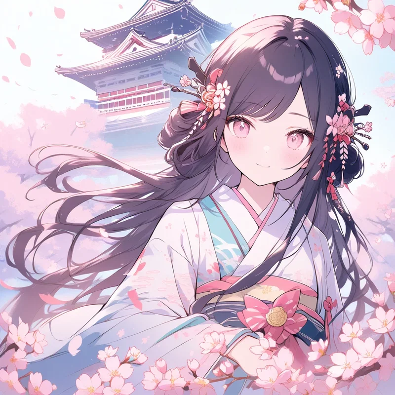 架空和風女子
