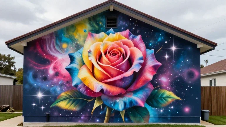 Airbrush Rose