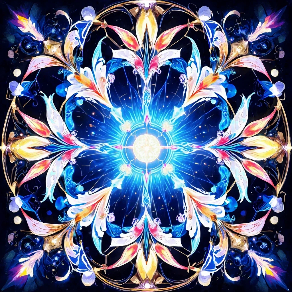 Mandala Céleste Ethéré
