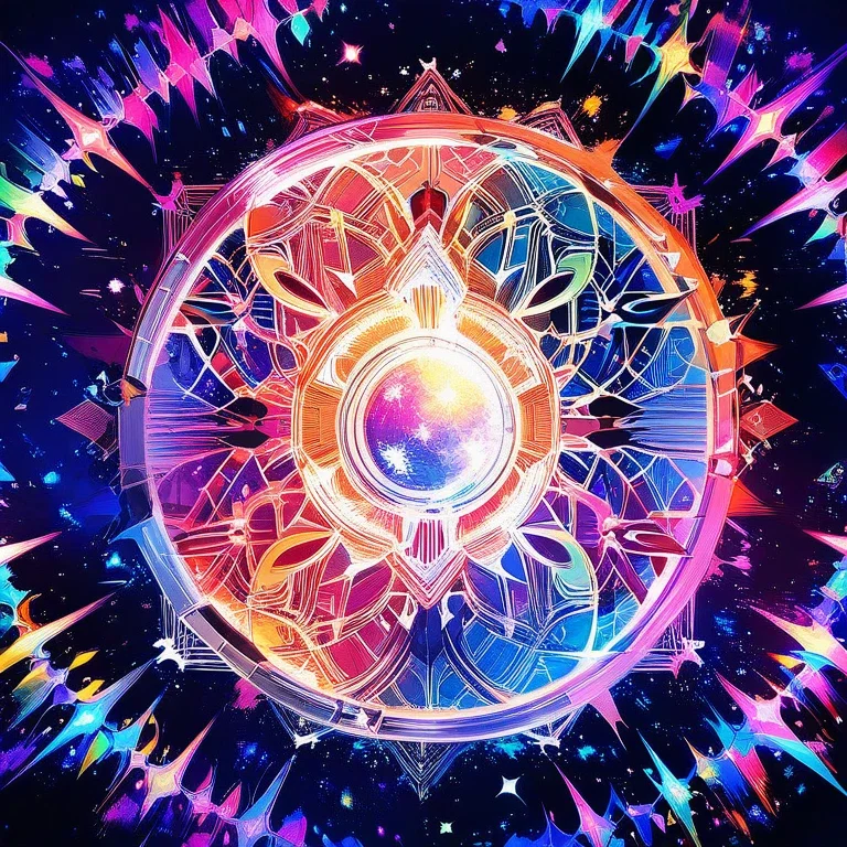 Mandala Stellaire Eclaté
