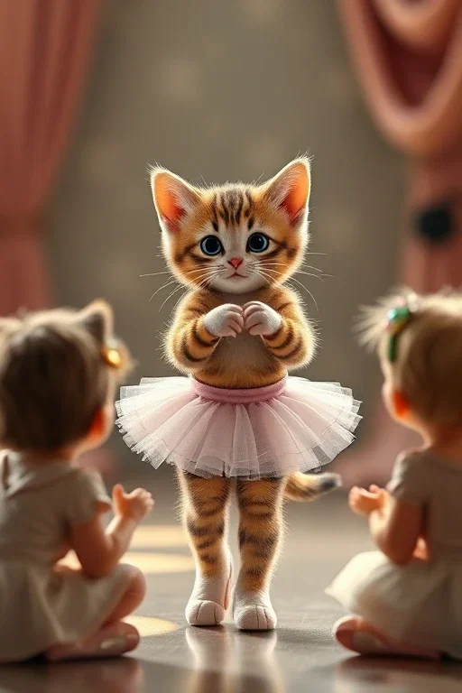 子猫のバレリーナ