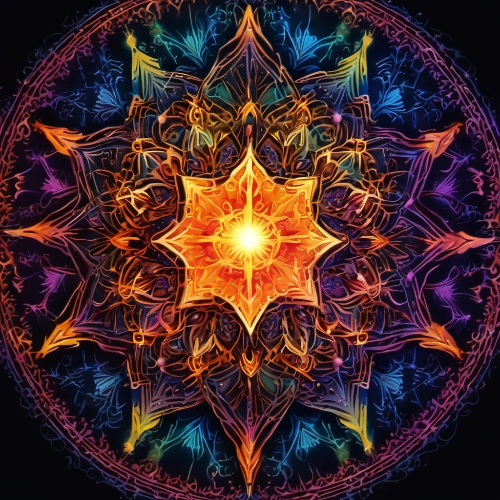 Mandala Céleste et Lumineux