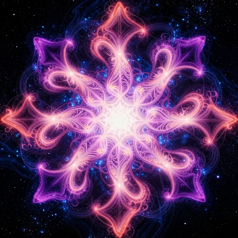 Mandala Céleste Lumineux
