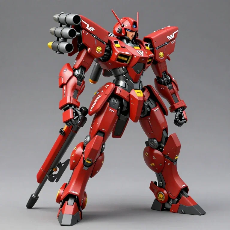 S.F.3.D-風のロボット-赤