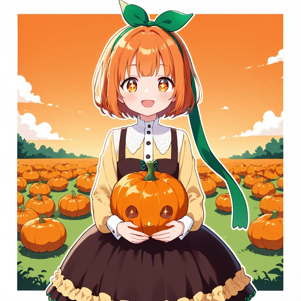 再来のかぼちゃ少女
