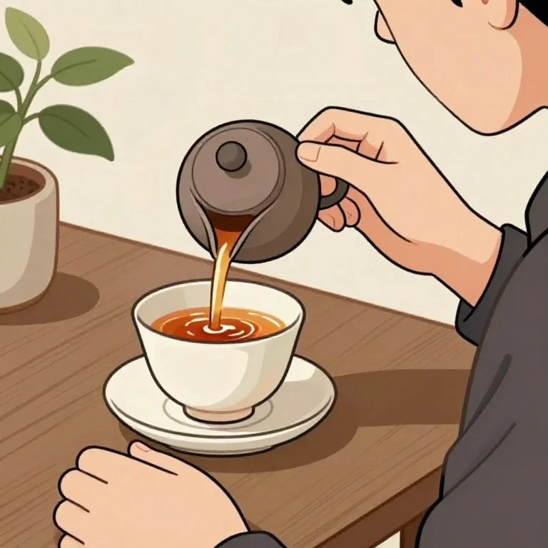 お茶（　＾ω＾）・・・