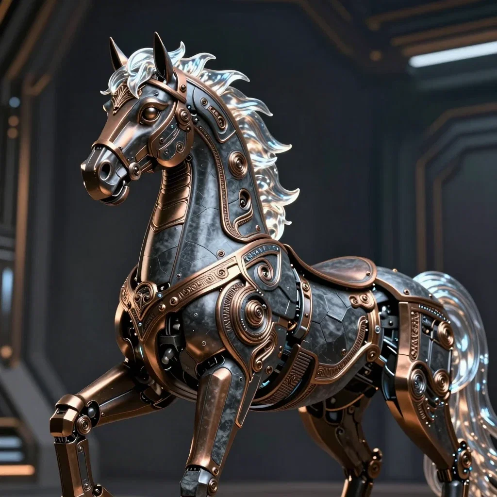 Cheval Mécanique Magnifique