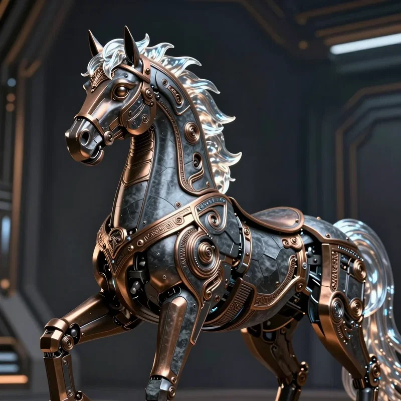 Cheval Mécanique Magnifique