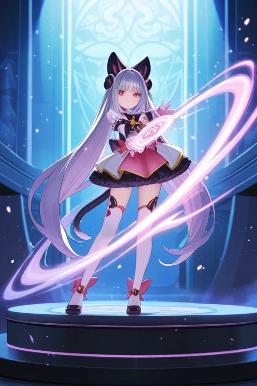 猫耳の魔法少女