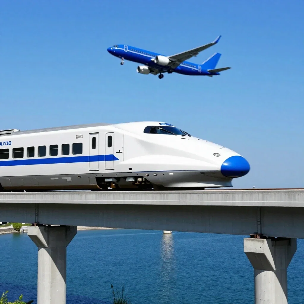 新幹線と飛行機