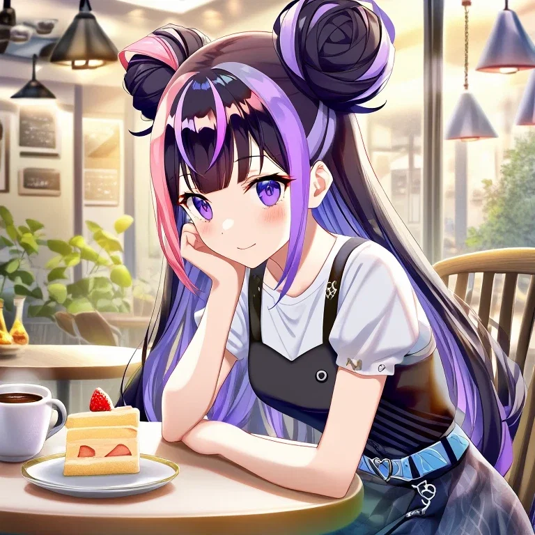 カフェのNeta Luminaちゃん