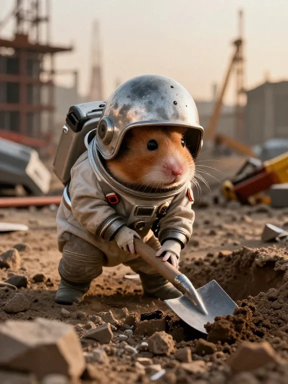 宇宙服ハムスター