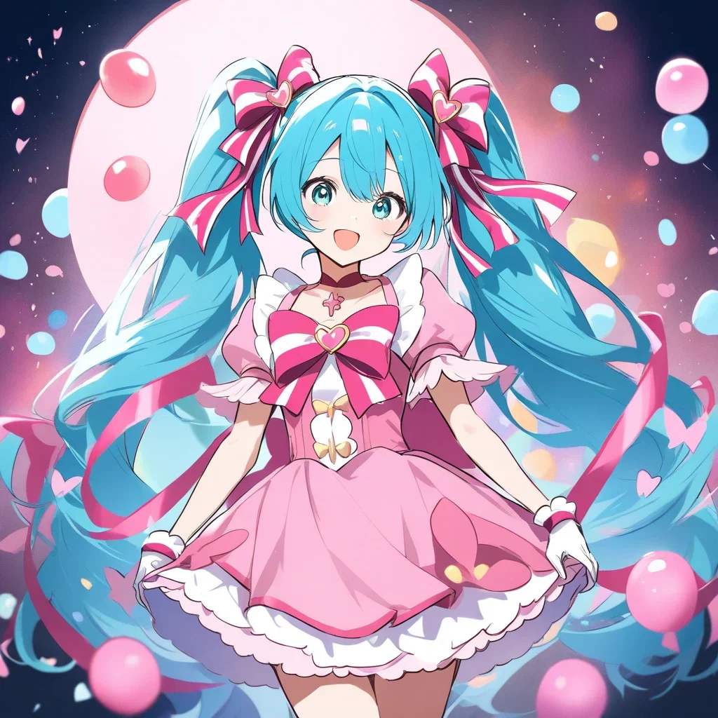 魔法少女の初音ミクです。