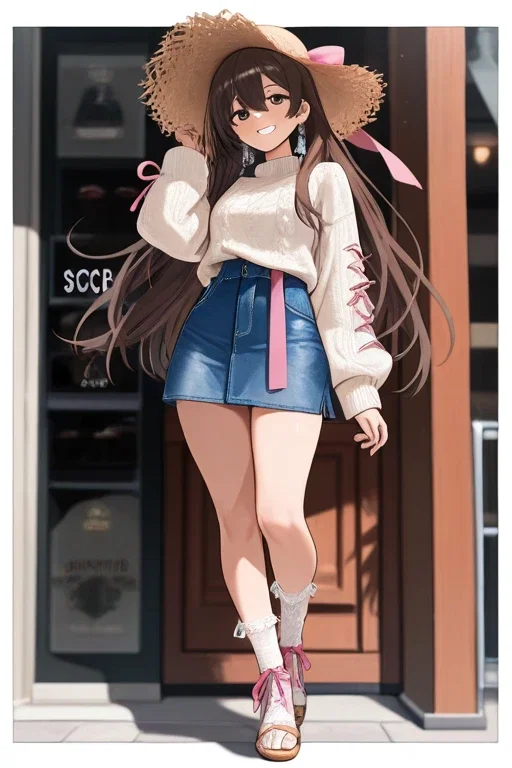麦わら帽子の女性v2