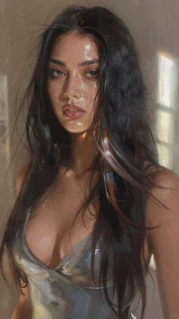 Digital painting artwork