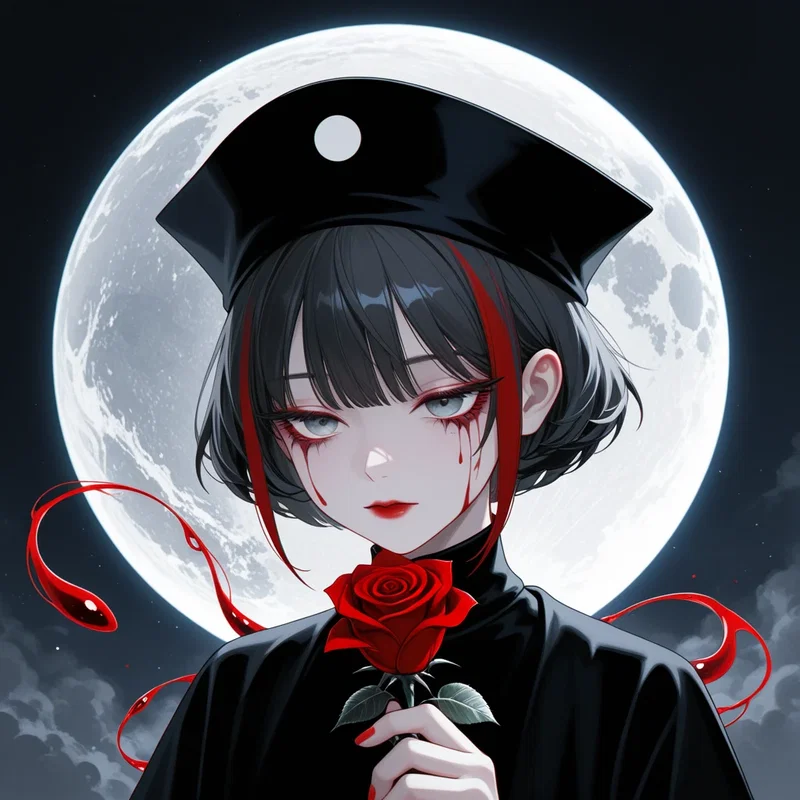 Fille à la Rose