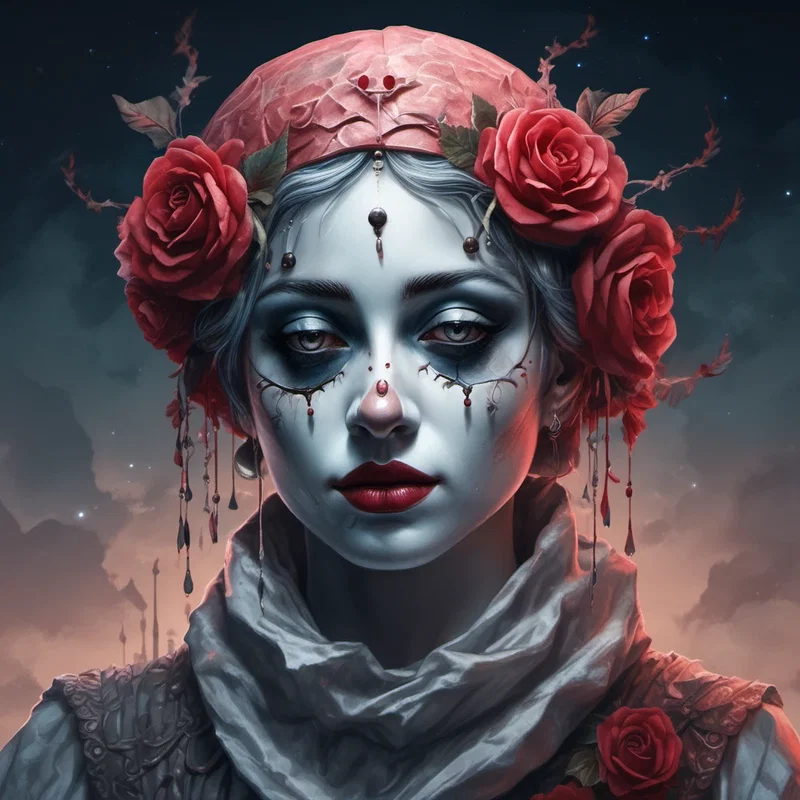 Jeune Femme Mélancolique