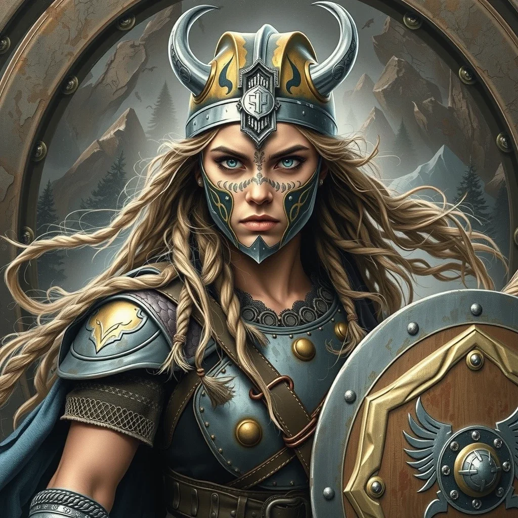 Guerrière Viking Majestueuse