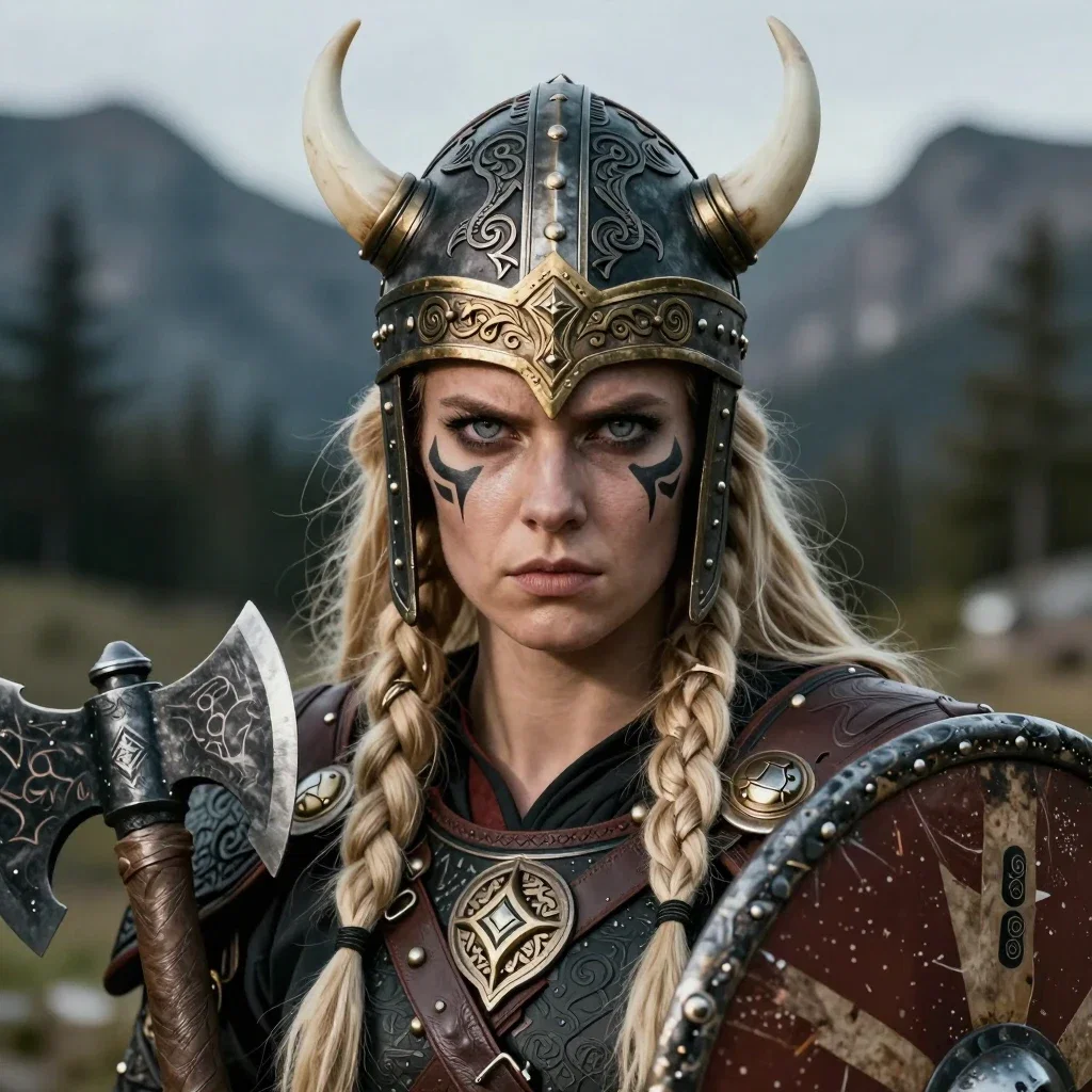 Guerrière Viking Féroce