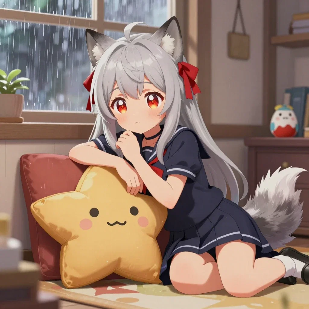 梅雨のお家はつまらない