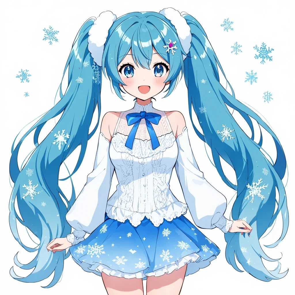 雪ミクです