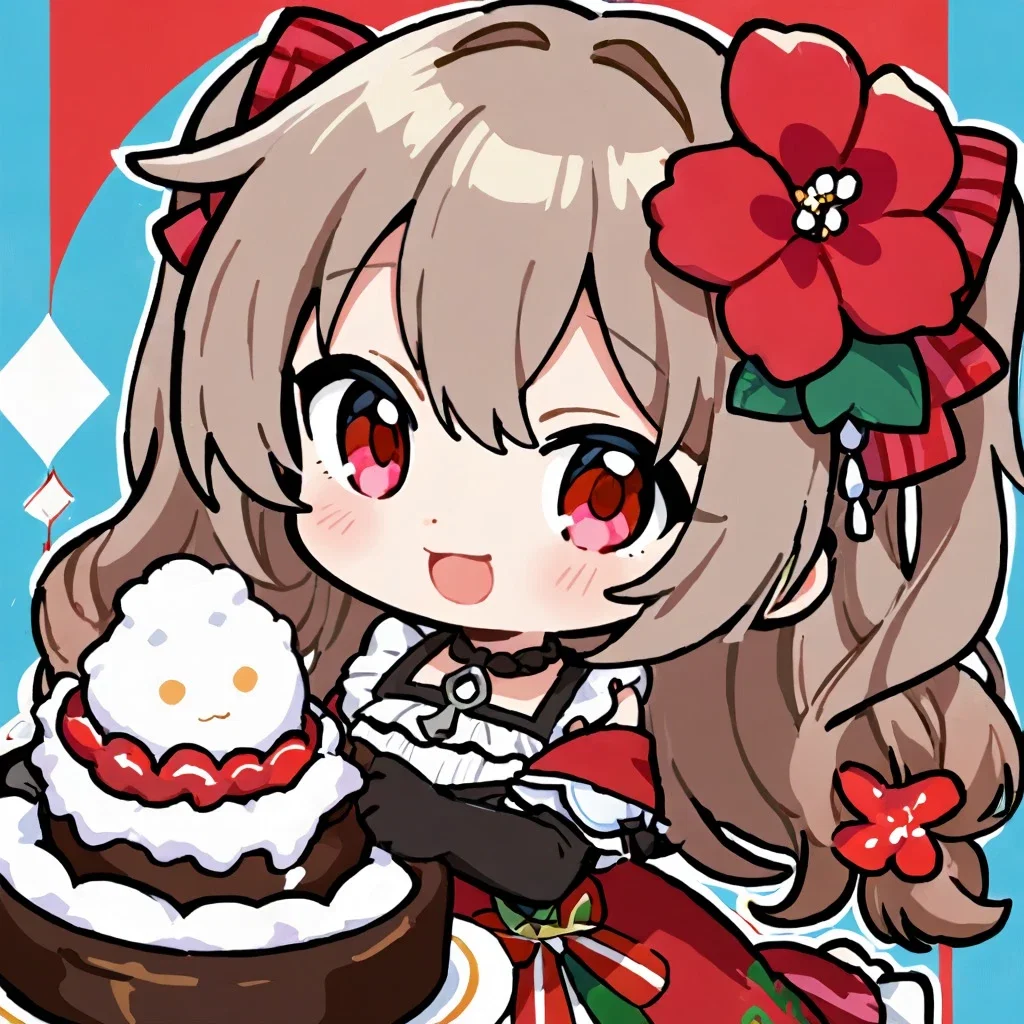 パンケーキ？持っている女の子