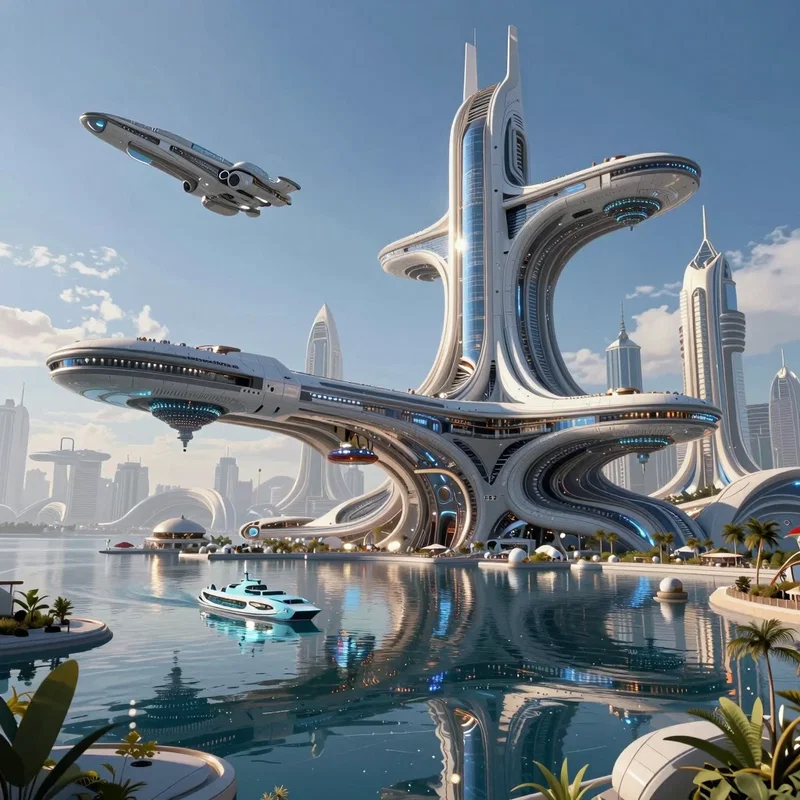 Astroport Futuriste