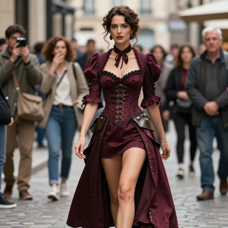 Steampunk woman