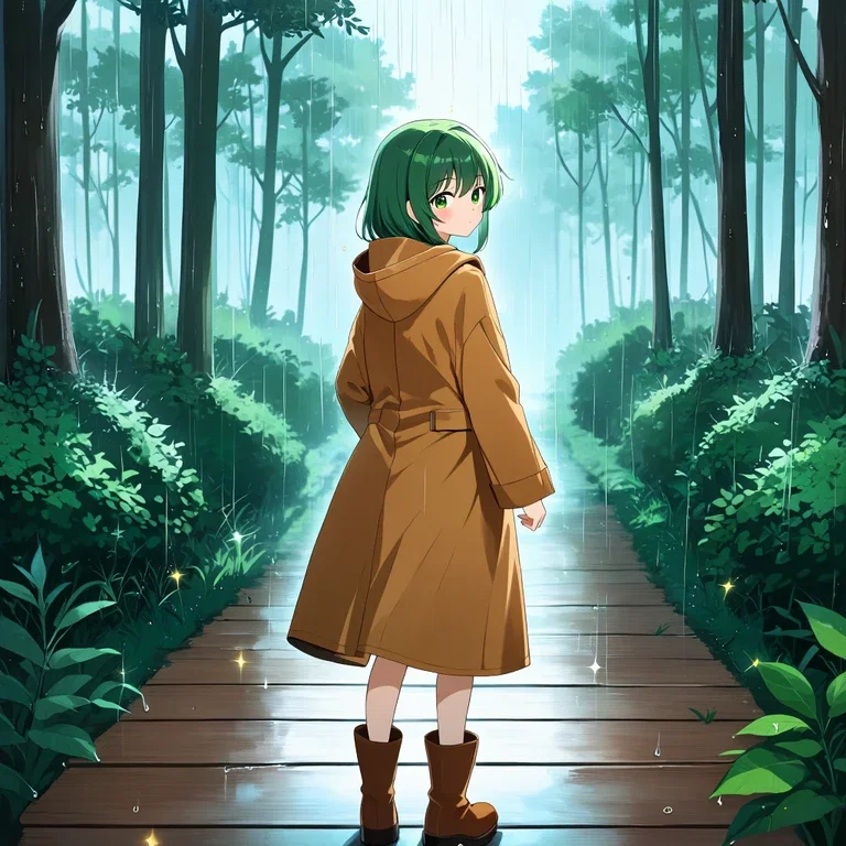 再来の雨林少女