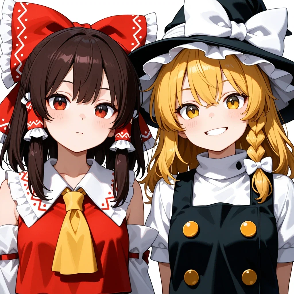 霊夢と魔理沙です。