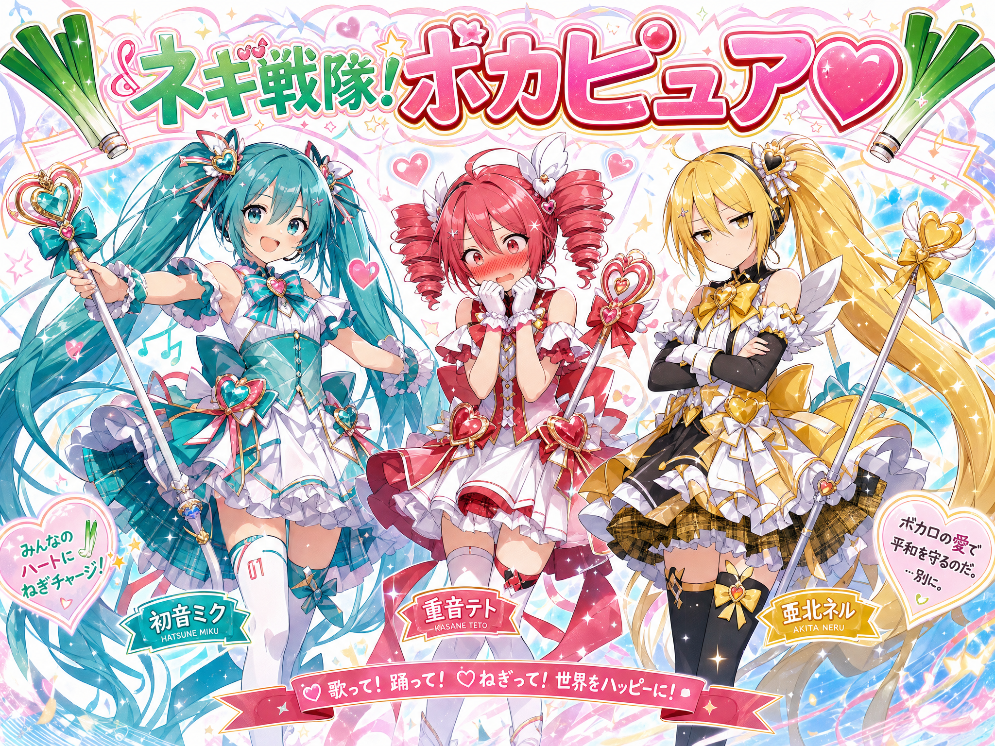 魔法少女たちです。