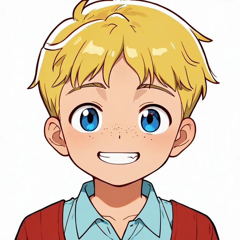 笑顔の男の子