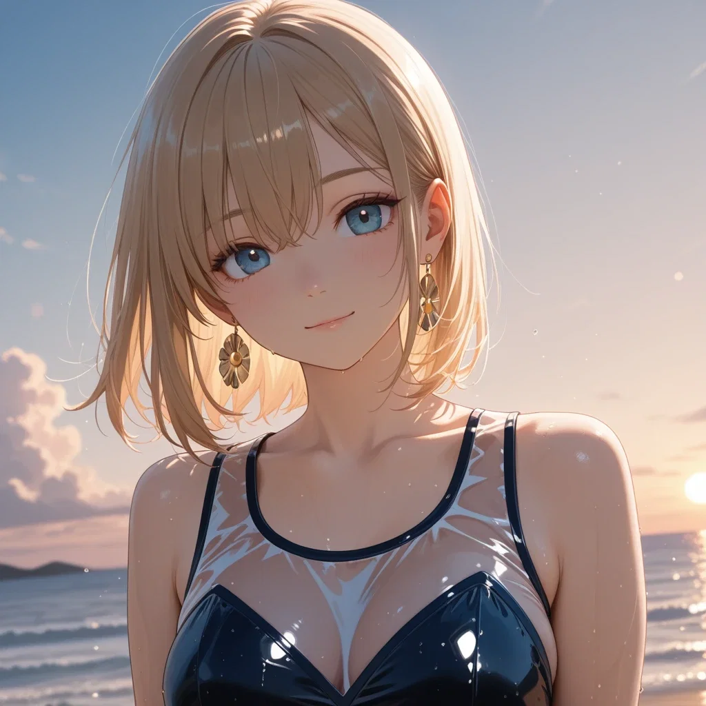 夕陽餘暉