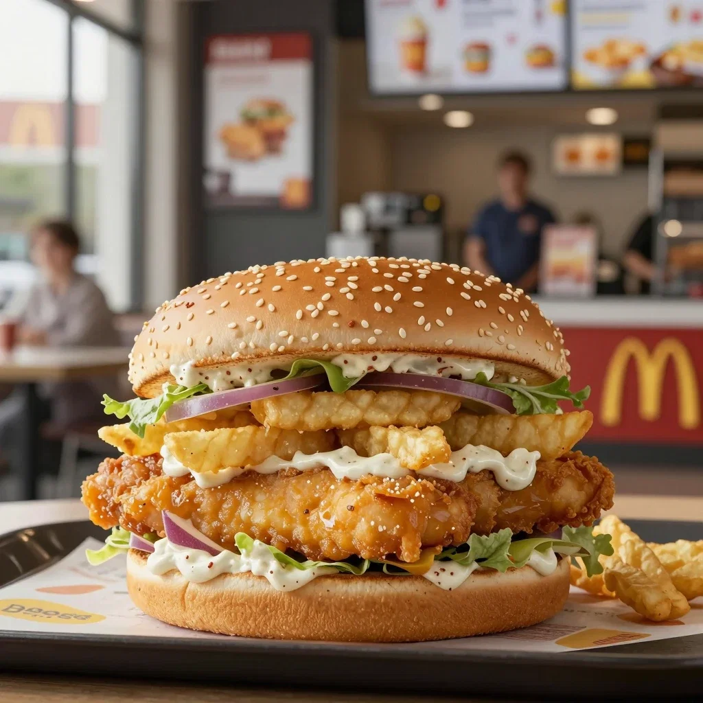 フィッシュ&チップスバーガー