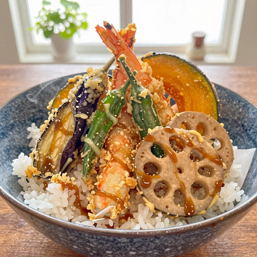 野菜天丼