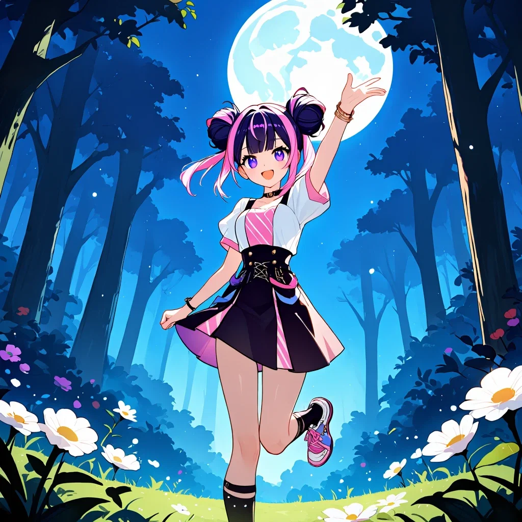 月光と踊るNeta Luminaちゃん