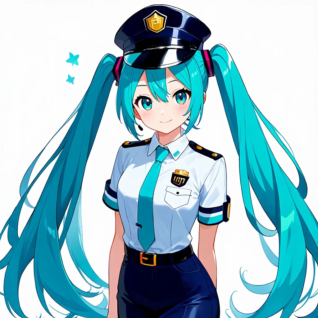 警官の初音ミクです。