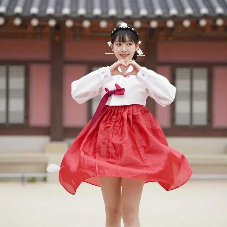 かわいいチマチョゴリ