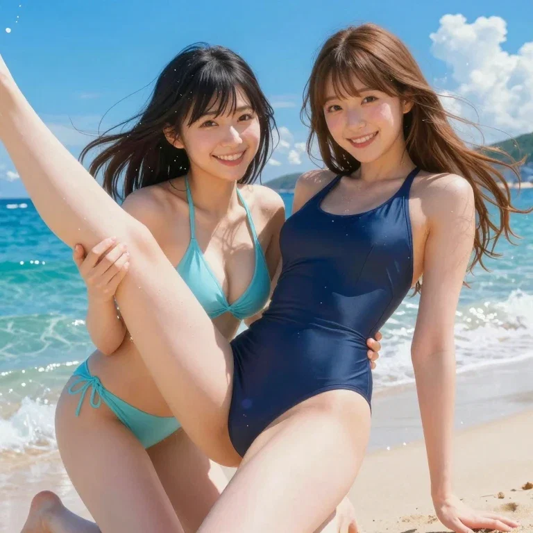 女の子２人