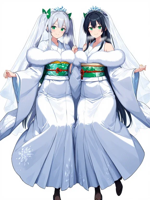 双子の雪の精